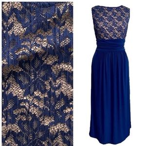 Navy Lace Dress